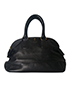 Celine Bowler Bag, &pound;150, Handbags, Black, Leather, Front view